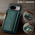 thumbnail image 3 of Allytech Magnetic Detachable Wallet Case for Google Pixel 8 Pro, [Support Wireless Charging] Luxury PU Leather Slim Cover with Card Slots & Kickstand, RFID BLOCKING Shockproof Case, Green, 3 of 11