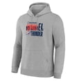 thumbnail image 2 of Men's Gray Oklahoma City Thunder Noches Training Hoodie, 2 of 3