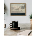 thumbnail image 3 of Drsoum Vintage Cloud Over Sea Wall Art Rustic Retro Framed Ocean Landscape Prints Farmhouse Classic Decorations for Living Room Bedroom 8x10in Natural Framed, 3 of 6