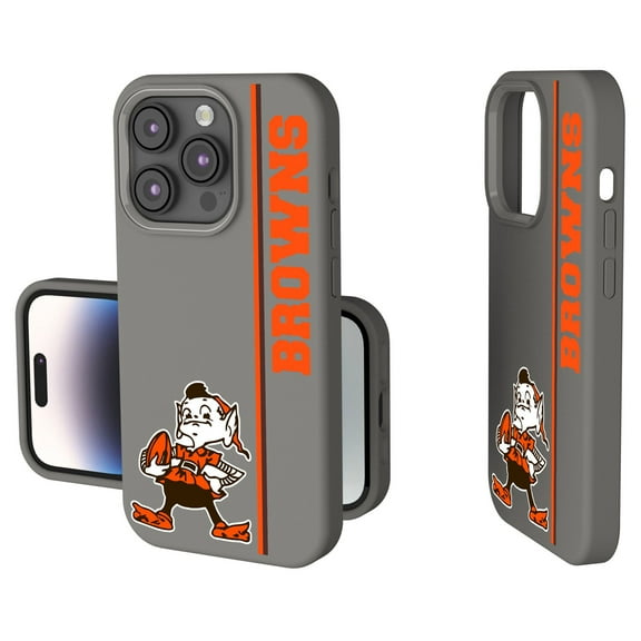 Keyscaper Cleveland Browns Throwback Logo iPhone Soft Touch Case