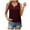 Wine, variant on gakvbuo Summer Tank Top for Womens 2025 Summer Women'S Solid Color-Breasted Half Cardigan Drawstring Vest T-Shirt