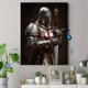 thumbnail image 4 of Qisvanset 12x16 Inch Yorkshire Terrier with Purple Teacup Canvas Print Wall Art, 4 of 5