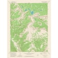 thumbnail image 3 of USGS 15x18 Black Modern Framed Museum Art Print Titled - Grandaddy Lake Utah Quad - USGS 1972, 3 of 5