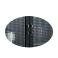 thumbnail image 3 of Delancey 2 Door Accent Display Storage Cabinet with Adjustable Shelves, Black Wood & Frosted Glass, Contemporary, 3 of 7