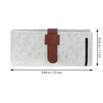 thumbnail image 2 of 1PC Jewelry Storage Bag Ring Earrings Storage Box Felt Jewelry Packing Box, 2 of 8