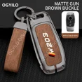 thumbnail image 6 of Zinc alloy+leather Car Key Housing For Mercedes Benz W203 A 3 buttons GLB GLC ML E Class E43 W213 S Class E400 Car Key Cover, 6 of 12
