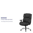 thumbnail image 5 of Emma + Oliver 24/7 400 lb. High Back Black Tufted Fabric Ergonomic Office Chair, Lumbar Knob, 5 of 13