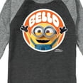 thumbnail image 3 of Despicable Me Minions - Bello - Toddler & Youth Raglan Graphic T-Shirt, 3 of 4