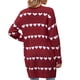 thumbnail image 5 of HongQid Women's Long Sleeve Cute Cardigan Sweaters V Neck Open Front Ribbed Knit Sweater Coat, 5 of 5