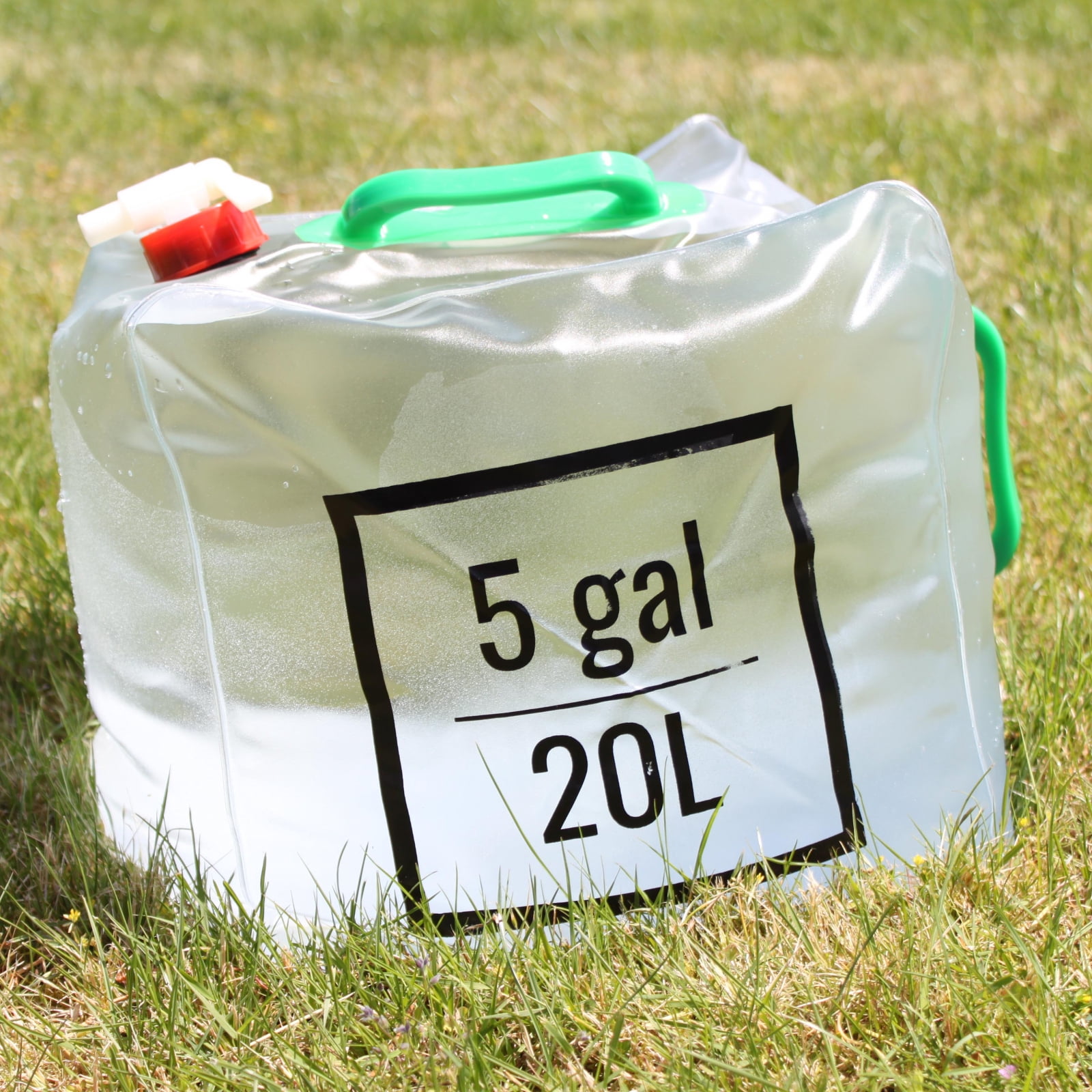 ASR Outdoor Portable Collapsible Reusable Camping Travel Water Dispenser Water Storage, 5 Gallon