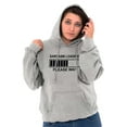 thumbnail image 4 of Sarcasm Loading Please Wait Unisex Plus Fleece Graphic Hoodie Brisco Brands 4X, 4 of 5