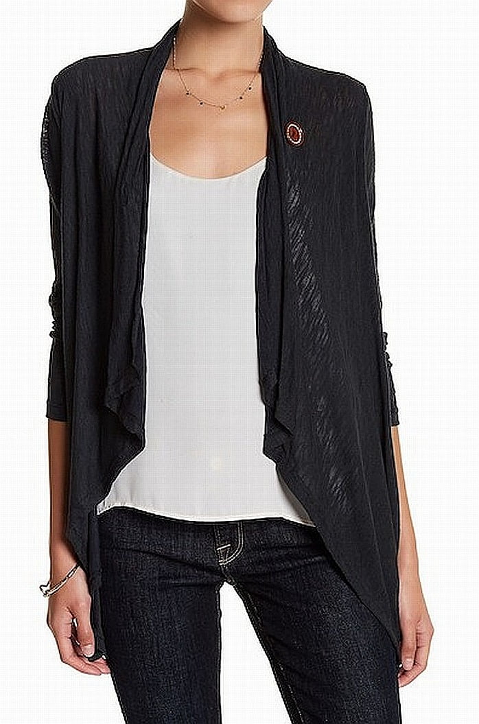 bobeau open front cardigan