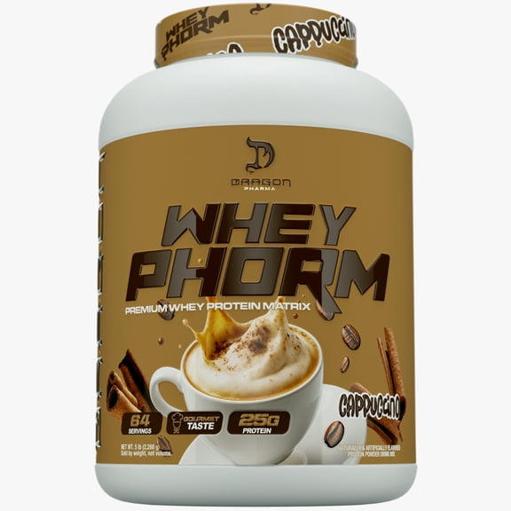 DRAGON PHARMA WHEY PHORM 5 LBS SABOR CAPPUCCINO