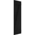 thumbnail image 2 of Ekena Millwork 16 1/8"W x 32"H True Fit PVC Three Board Joined Board-n-Batten Shutters w/Z-Bar, Black (Per Pair - Hardware Not Included), 2 of 8