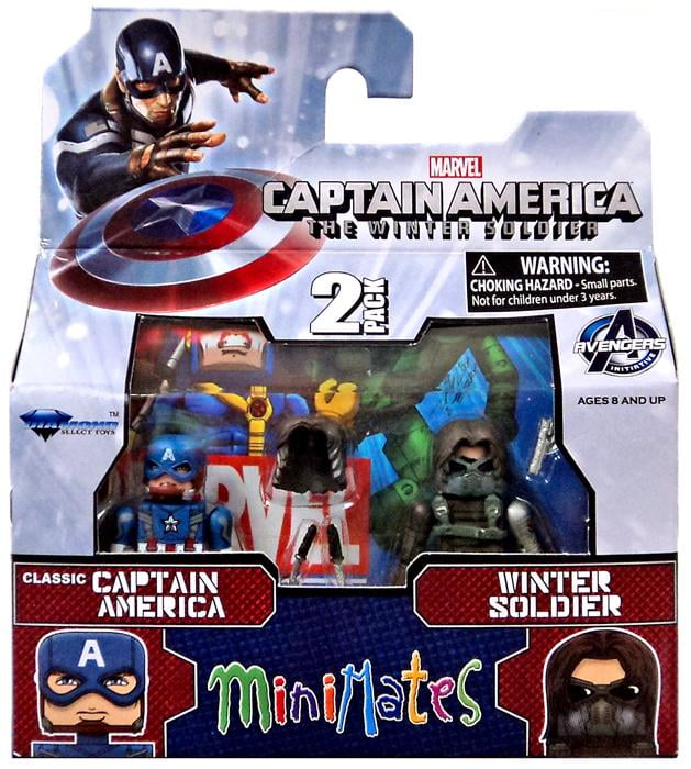 Mini Figure New Chaoer 8CM Captain America Winter Soldier Q Ver