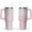 Pink-23, variant on 40oz Fashion Leopard Pattern Stainless Steel Flip Straw Tumbler Spill Proof Travel Cup Double Wall Vacuum Insulated Coffee Mug with Top Handle