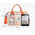 thumbnail image 2 of Bolsa de pañales, bolsa de mensajero de hombro de viaje para mamá y papá, bolsa de bebé multiusos para niños y niñas, (beige) Feliz Sencillez, 2 of 5