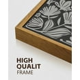 thumbnail image 5 of 16x24in Natural Framed Boho Vintage Flower Framed Wall Art Prints Modern Elegant Abstract for Office Dining Room Hallway Design Home Decor, 5 of 6
