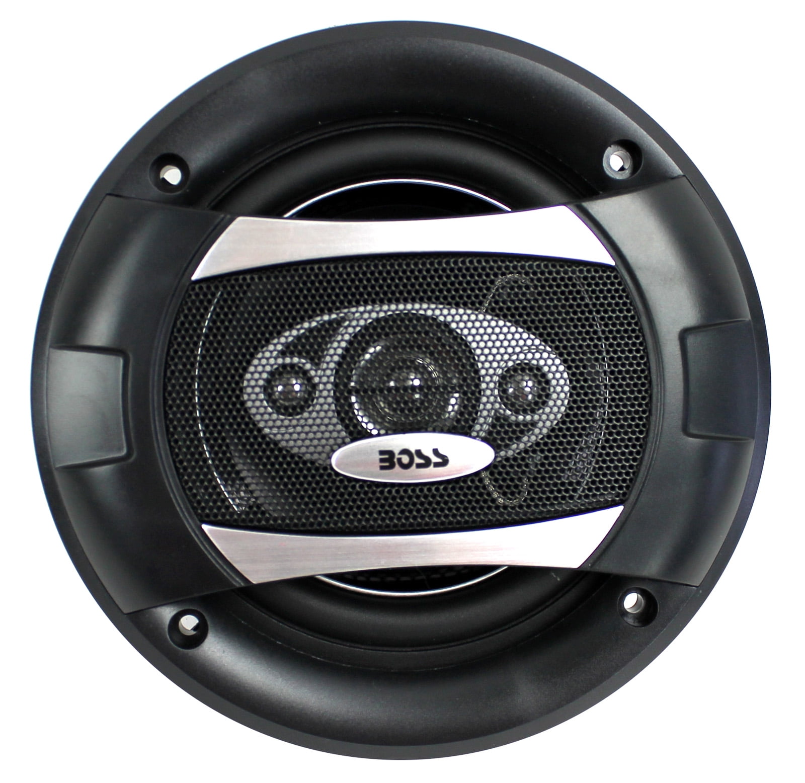 BOSS P55.4C 600W 5.25/" 4-Way Full Range Diecast Phantom Car Speakers