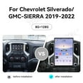 thumbnail image 4 of TPXINXIN 15.6 inch Screen Car Radio For Chevrolet Silverado GMC Sierra 2019-2022 Android Auto GPS Navigation Multimedia Stereo Receiver, 4 of 8