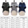 thumbnail image 2 of Winter dog sweater. Warm knitted wool dog coat with a stylish design., 2 of 5