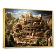thumbnail image 2 of Designart "Modern Coliseum Splendor" Stadiums Floater Framed Wall Decor, 2 of 5