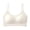 White-03, variant on Wireless Push Up T Shirt Bra for Women 3D Jelly Molded Cups Lace Trim Comfortable Breathable Everyday Bra