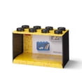 thumbnail image 4 of Room Copenhagen, Lego Brick Shelf Box - Stackable or Mountable Storage Compartment - 8 Stud, Black, 4 of 4