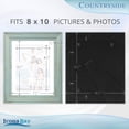 thumbnail image 3 of Icona Bay 8x10 Eggshell Blue Picture Frames w/ Mat, 6 Pack, Countryside Collection (US Company), 3 of 6