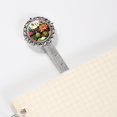 thumbnail image 3 of Cactus Bookmarks - Vintage Silver Lace-Edged Bookmark, an Ideal Gift for Readers and Book Lovers, 3 of 5