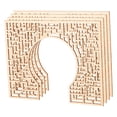 thumbnail image 1 of FOMIYES 4 Pcs Modèle d'Écran en Bois pour Décoration de Table de Sable Facile à Utiliser avec Apparence Naturelle, 1 of 5