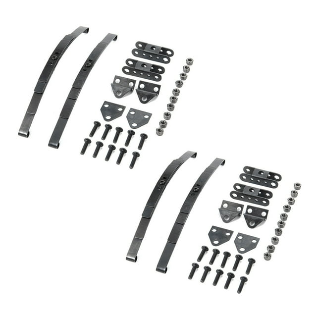2X 1/10 Rock Crawler Barre de Suspension à Ressorts en Acier Inoxydable pour Camion Axial D90 RC4WD