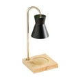 thumbnail image 4 of Lámpara eléctrica para calentar velas, calentador de fusión, lámpara para derretir velas, lámpara de mesa, luz nocturna para cabecera, para Yoga, SPA, tarro, velas Base Madera Negro Soledad lámpara calentador de velas, 4 of 9