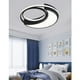 thumbnail image 3 of Luz de tejado LED moderna, accesorios de lámpara de montaje empotrado negro, lámpara de tejado para sala de dormitorio comedor, iluminación de montaje , forma forma forma redonda Colco Lámparas de techo modernas, 3 of 7
