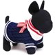 thumbnail image 2 of Chaqueta tipo jersey de punto para invierno, ideal para perros pequeños, gatitos y chihuahuas (azul marino, talla M)., 2 of 5