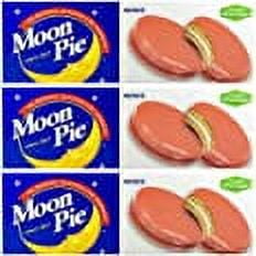 Moon Pie -Minis 3 Boxes of – Strawberry – 6 pies per box 3 Boxes 18 pies total!