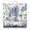 Bright Fl, variant on Bright Floral Floor Pillow - Thick Square Tatami Mat with Artistic Watercolor Garden Art