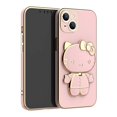 thumbnail image 3 of Hello Kitty Mirror Bracket Holder Phone Case For Huawei P60 Pro Plus P50 P40 P20 P30 Lite P Smart Z Y9 Prime 2019 Plating Cover, 3 of 5