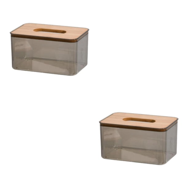 Monstrate Clear Box Organizer Freestanding for Room Decor Bedroom Living Home 18x11.8x10C METRO 2Conjunto