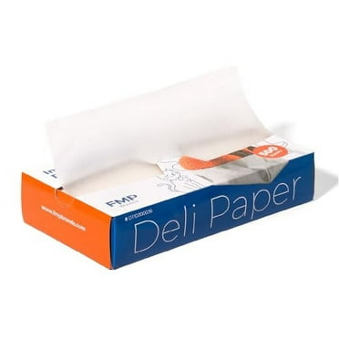 Fit Meal Prep [500 Pack] 10 x 10.75" Wax Paper Sheets for Food, Interfolded Precut Deli Paper, Pop Up Grease-Proof Sandwich Paper Wraps, Waterproof for Lunch, Food Basket, Microwave Cover, BBQ