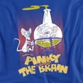 thumbnail image 2 of Pinky and The Brain Lab Flask Women's T Shirt, Royal, X-Large, 2 of 6