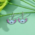 thumbnail image 4 of Disney-pendientes de Lilo & Stitch de Anime para niña, colgante de oreja de Metal, tachuelas delicadas para mujer, regalo de joyería, 4 of 5