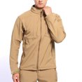 thumbnail image 4 of Vedolay Coats for Men Casual Open Front Basic Solid Jacket Coat Khaki,S, 4 of 5
