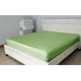 thumbnail image 3 of Grace Linen Zipper Fitted Sheet Cal King Size(72X84) - Includes 2 Zip Sheets +1 Bottom Fitted Base - Fit's 8” In Deep Pocket Zip Sheets Easy to Change - 600 TC Cotton Fitted Sheet - Sage Green Color, 3 of 9