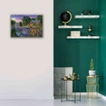 thumbnail image 6 of Epic Graffiti 'White Tail Deer Lakehouse' by Bigelow Illustrations, Canvas Wall Art, 26"x18", 6 of 8