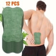 thumbnail image 1 of LNGOOR 12PCS Herbal Back Patch for Universal Relief  Cotton Body Stickers for Men & Women  Ideal for Mother‘s Day  Thanksgiving  Christmas  Grandparents Day  Father‘s Day - Dark Green, 1 of 6