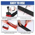 thumbnail image 3 of Floor Cord Cover Cable Cavity Self Adhesive Cord Hider Floor 10FT Floor Cable Management Power Cord Protector, 3 of 5
