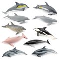 thumbnail image 2 of POINTERTECK 10pcs Simulation Dolphin Model Long-beaked Dolphin Animal Model Toy Ornaments, 2 of 8