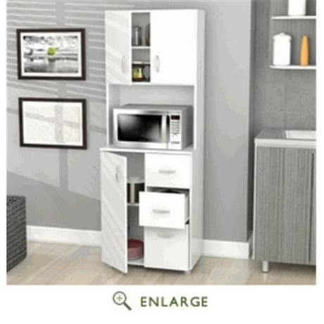 Inval Laricina White Kitchen Storage Cabinet Inval Laricina White Kitchen Storage Cabinet