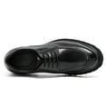 thumbnail image 4 of CMR CHAMARIPA Men's Elevator Dress Shoes - Black Leather Business Derby Shoes 8CM / 3.15 Inches, 4 of 10